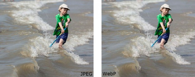 Facebook jpeg vs webp