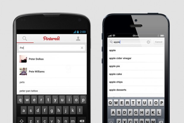 pinterest app better search