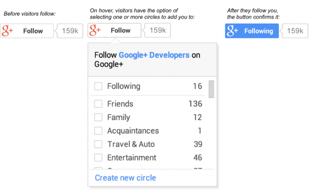 Google+ Follow button