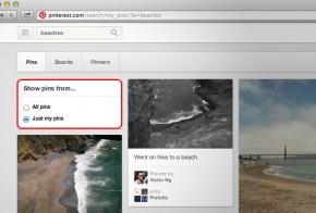 Pinterest search your pins