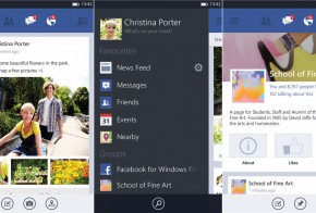 Facebook windows phone 8 app