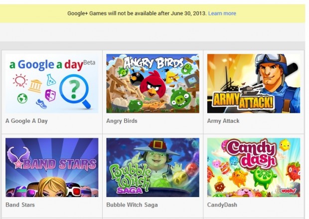 Google+ games