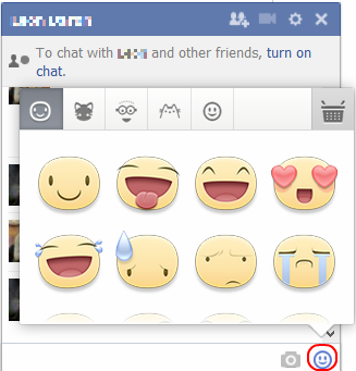 facebook stickers for web