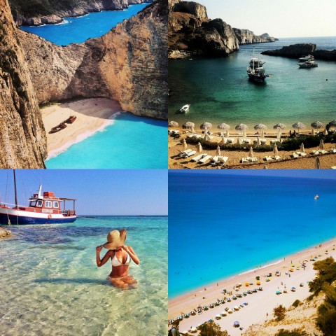 instagram greece best beaches