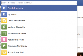 Facebook Graph Search Bar