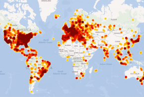 foursquare superusers map