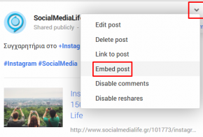 google plus embedded posts feat