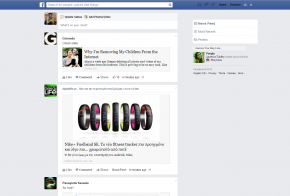 Facebook new news feed with chrome extension