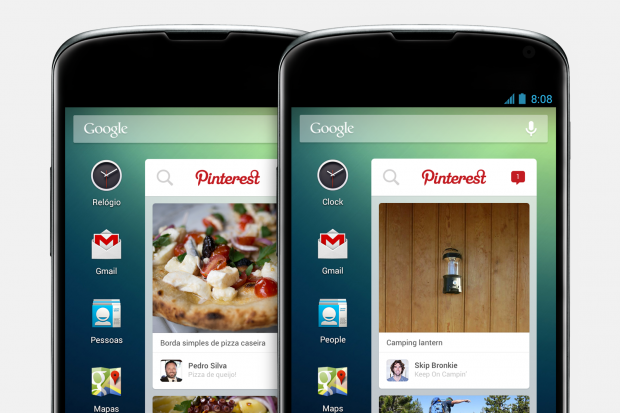 Pinterest widget for Android