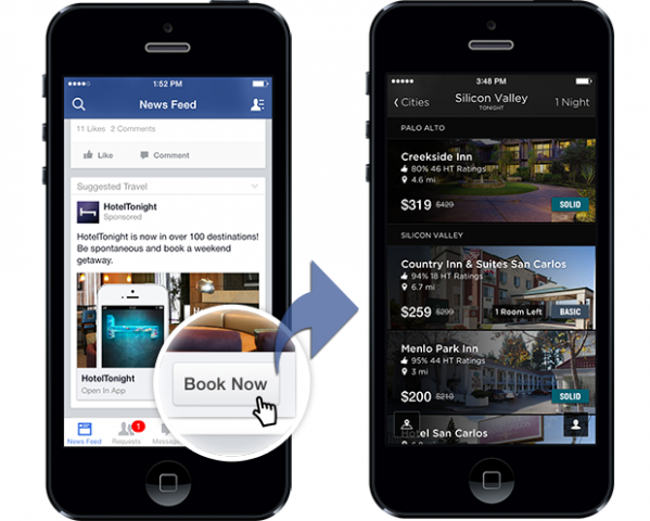 facebook more call to action options for mobile ads