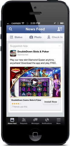 facebook video for mobile app ads