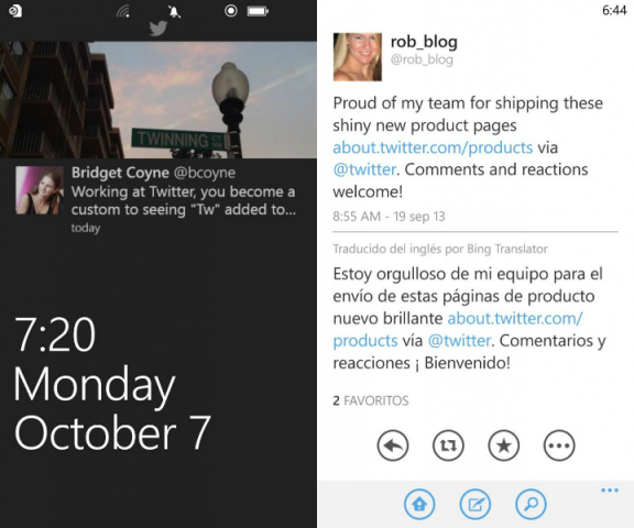 twitter for windows phone update