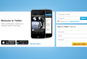 twitter new login page