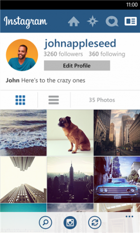 Instagram for Windows Phone 8