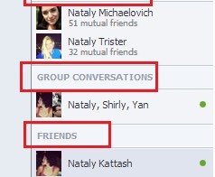facebook chat with Friends Of Friends