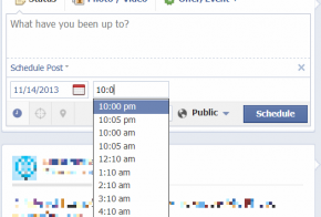 facebook schedule posts
