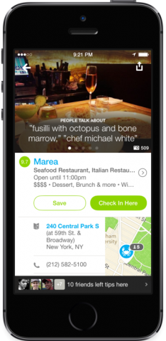 foursquare new design for ios 7