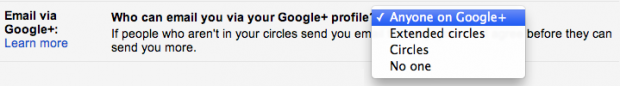 google+ email to gmail