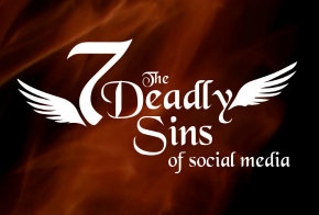 the 7 deadly sins of social media infographic feat