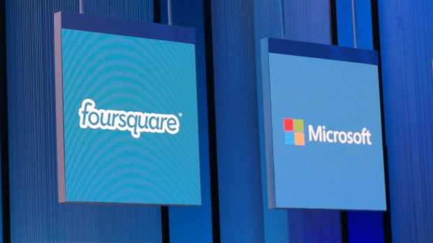Foursquare Microsoft partnership