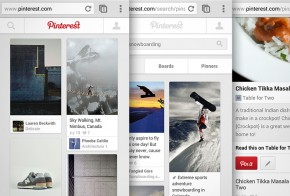 Pinterest new mobile design