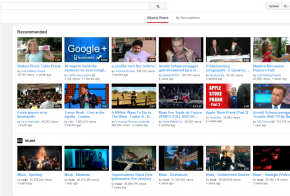 YouTube new look