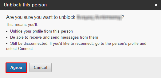 linkedin how to unblock a user