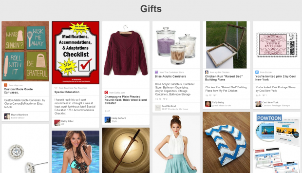 Pinterest gifts pins