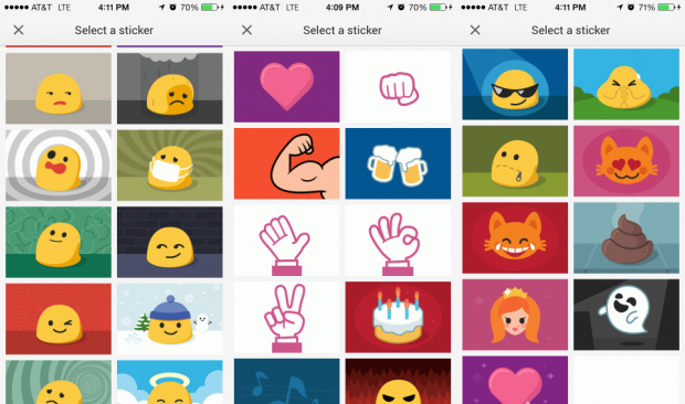 google plus hangouts for ios stickers