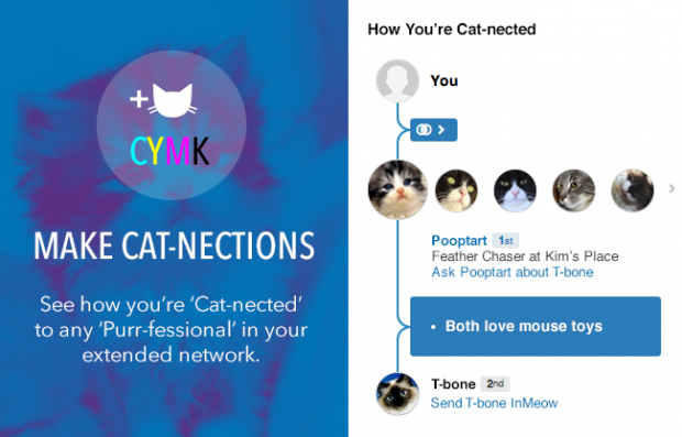 linkedin cats you may know april fools day