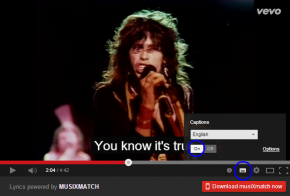 musixmatch chrome extension for youtube lyrics