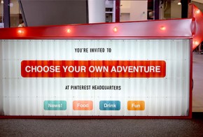 pinterest choose your own adventure event