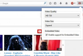 YouTube High Definition mozilla firefox