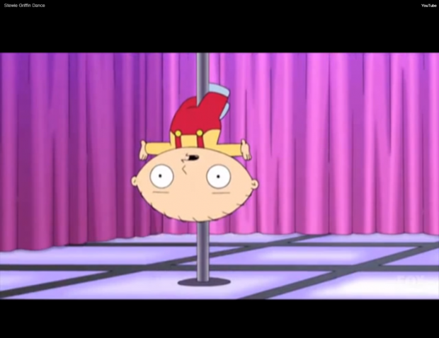 Κάνε κλικ για να δεις: Ο Stewie Griffin (Family Guy) διδάσκει pole dancing!
