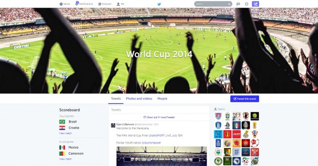 twitter mundial 2014 timeline