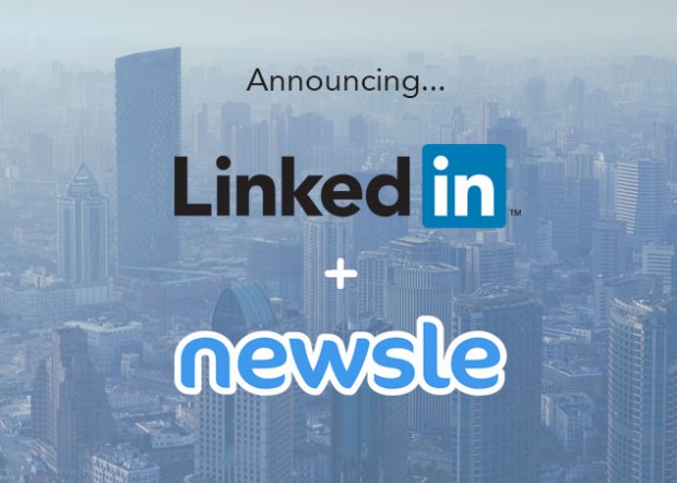 linkedin acquires newsle