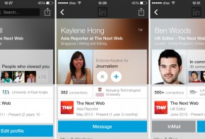 new LinkedIn profiles for Android iOS