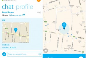 Skype location sharing for windows and windows phone