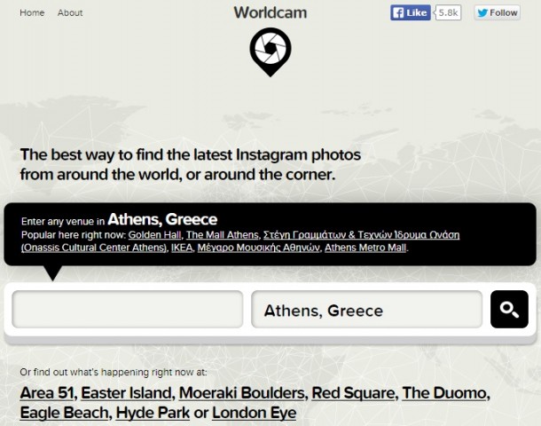Worldcam search instagram photos