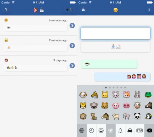 emojli messenger app