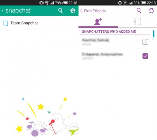 snapchat for android