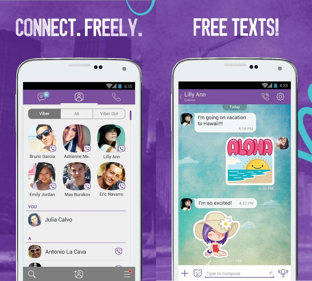 Viber на андроид русский язык
