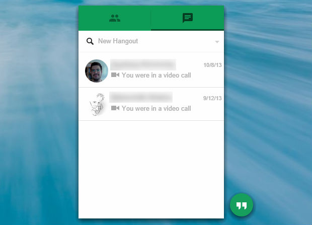 Google Hangouts Chrome app