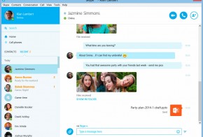 Skype new design windows