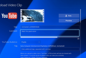 YouTube app for PS4