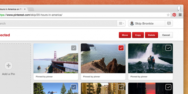Pinterest move pins to boards