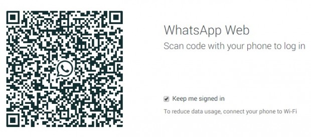 WhatsApp Web barcode