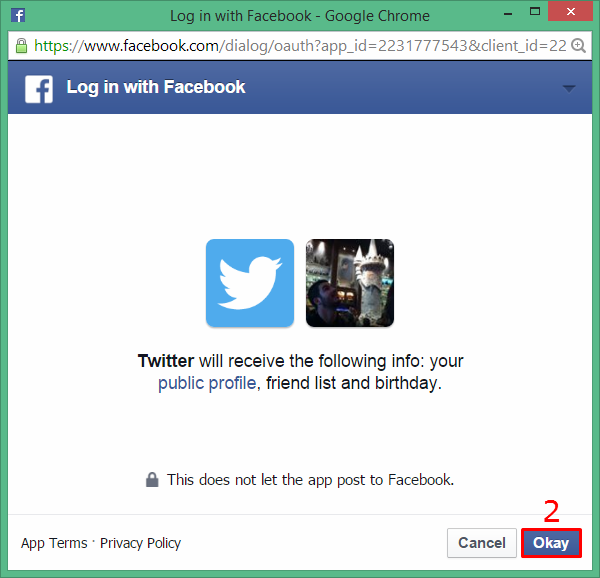 how to auto post tweets to facebook 2
