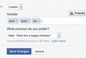 facebook gender can be anything