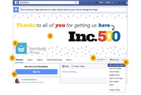 facebook layout